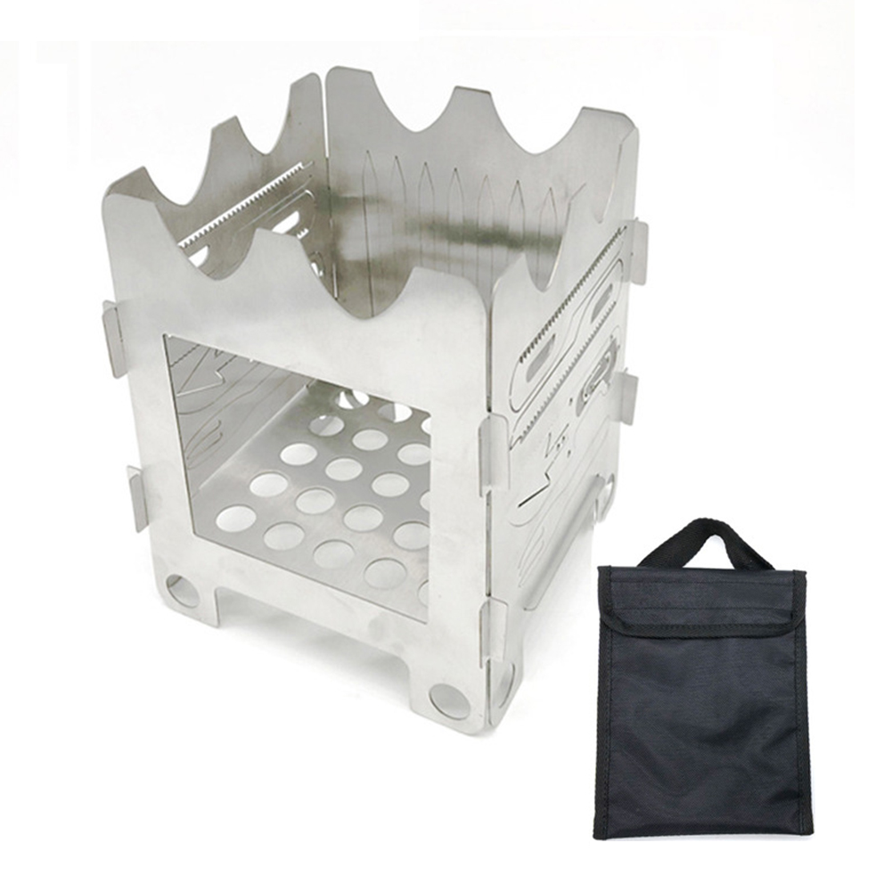 

Multifunctional Foldable Furnace Stove Stainless Steel Outdoor Hiking Stove, 501 Original