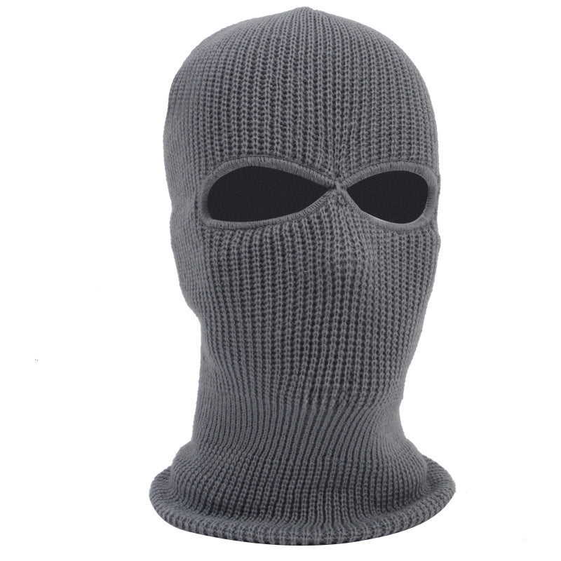 Cycling Mask Cold-proof Warm Headgear Outdoor Fleece Wool Hat Winter Sports Headgear Ski