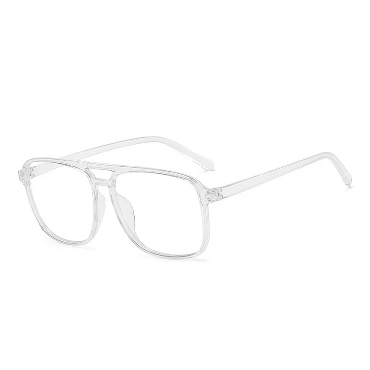 Kakacloud High-quality Unisex Plain glasses women men glasses lens square glasses male female Plain glasses