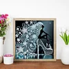 Elegante Dame - speziell geformte Diamond Painting - 30*30cm