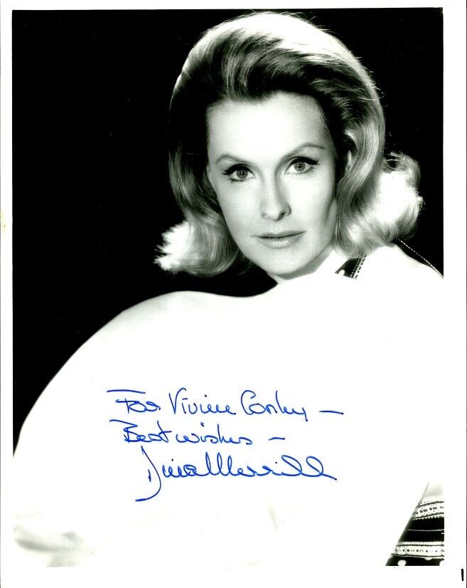 Lovely DINA MERRILL Signed Photo Poster painting