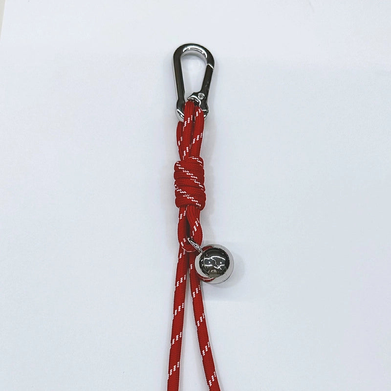 Colorful Woven Lanyard Miu Home Bag Hanging Creative Keychain Ball Pendant Pendant Couple Braided Pendant