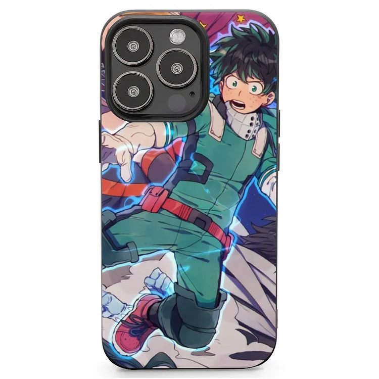 All Might Izuku Midoriya My Hero Academia Anime My Hero Academia Phone Case Mobile Phone Shell IPhone 13 and iPhone14 Pro Max and IPhone 15 Plus Case - Heather Prints Shirts