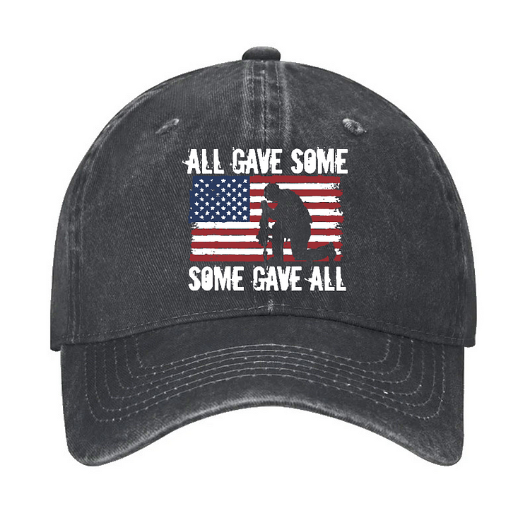 All Gave Some Some Gave All Patriotic Hat