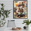 Clown-Full carré diamant peinture-30 * 40cm