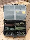217Pcs Carp Fishing Accessories Set Clip Quick Change Snap Swivel Tail Sleeves