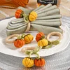 Cute Pumpkin Autumn Halloween Catering Napkin Ring