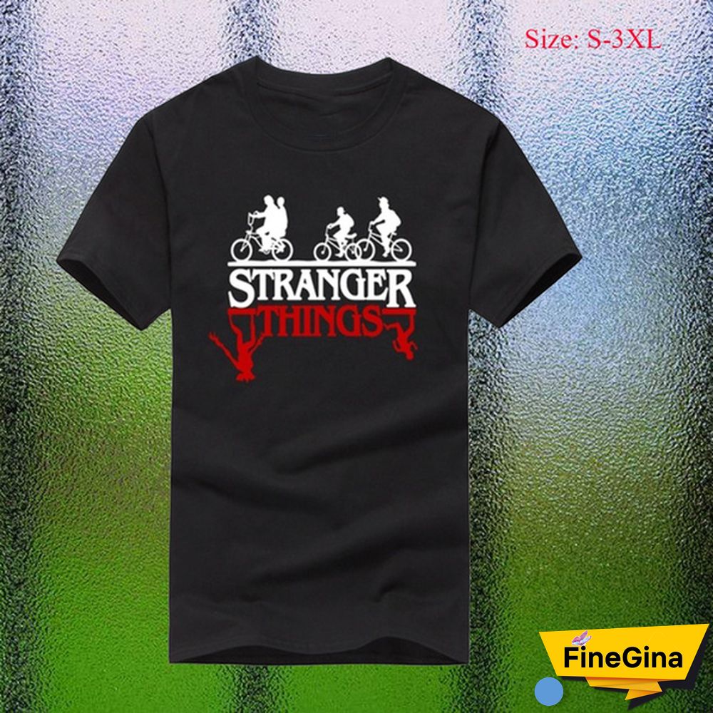 Men's O-Neck Stranger Things T-Shirt - Made From 100% Cotton T Shirts