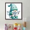 (Counted/Stamped)Goblin Goes To Toilet-18CT Cross Stitch 25*25cm/9.84*9.84in