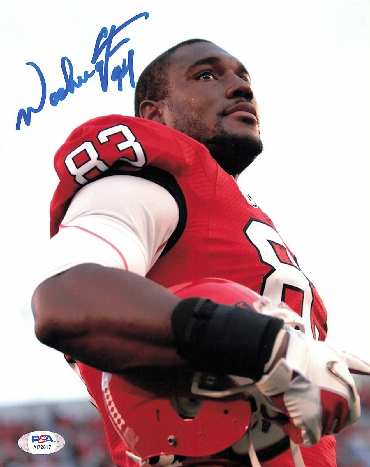 CORNELIUS WASHINGTON Signed 8x10 Photo Poster painting PSA/DNA Georgia Bulldogs Autographed