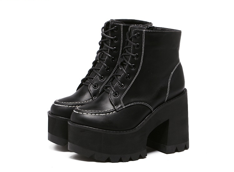 British Style Lace Up Boots