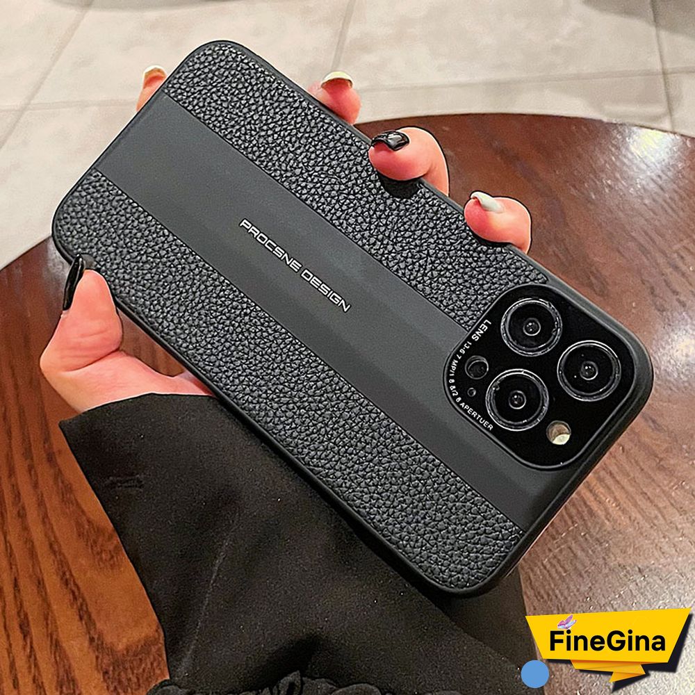 White Casual Street Letter Print Patchwork Phone Case