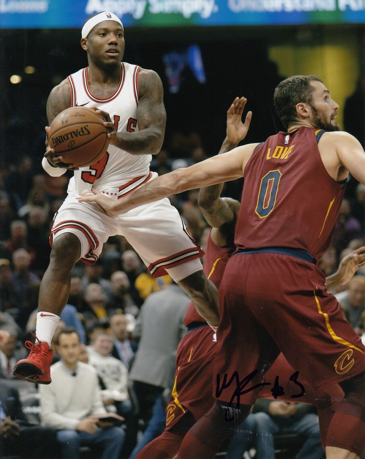 KAY FELDER signed (CHICAGO BULLS) autographed BASKETBALL 8X10 Photo Poster painting W/COA #2