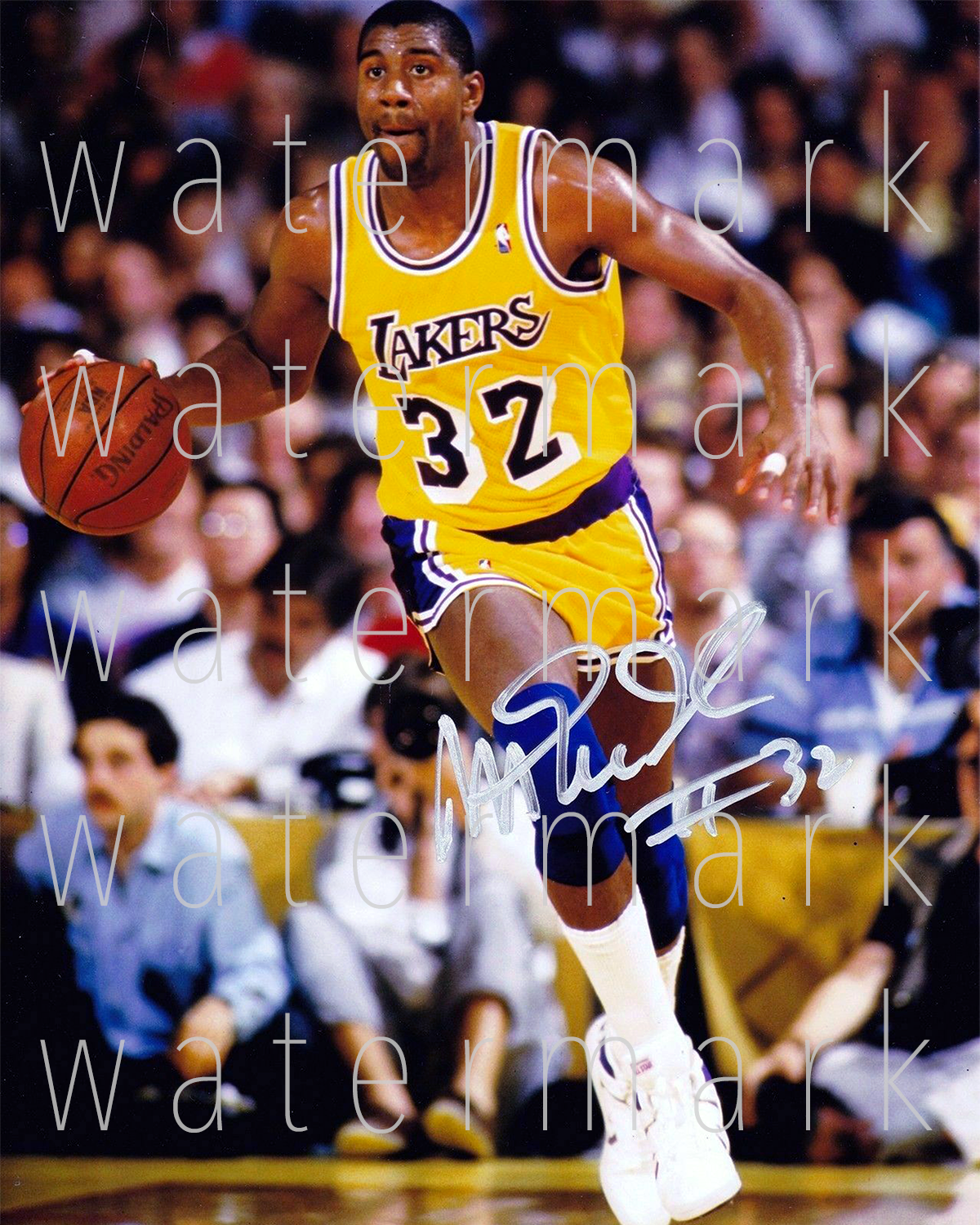 Magic Johnson LA Lakers signed 8X10 print Photo Poster painting picture poster autograph RP