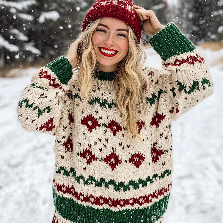 Retro Christmas Sweater