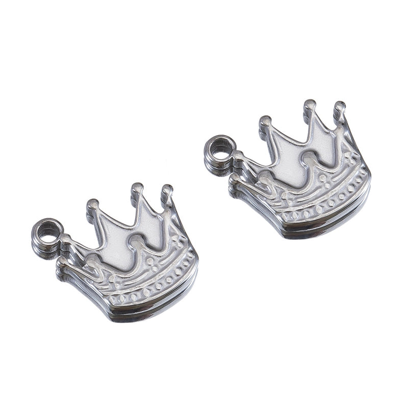 10 PCS/Package 14 * 12mm 304 Stainless Steel Tortoise Dolphin Shell Pendant Jewelry Accessories