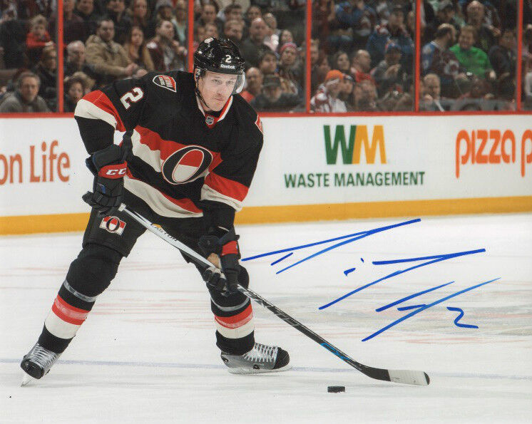 Ottawa Senators Dion Phaneuf Signed Autographed 8x10 NHL Photo Poster painting COA GG