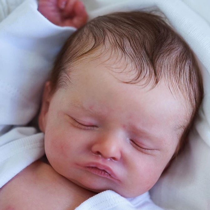  Newly 20 '' Soft Touch Reborn Rosalie Baby Doll Named Acosta with "Heartbeat" and Sound - Reborndollsshop®-Reborndollsshop®