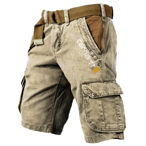 Men's Multiple Pockets Wear-Resistant Cargo Shorts