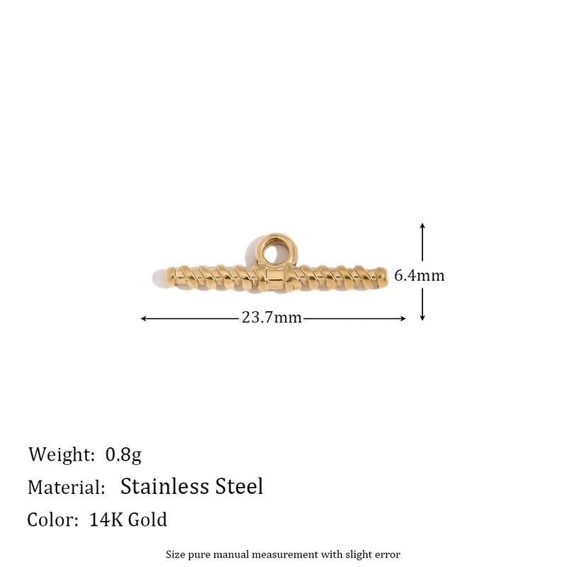 1 Piece 304 Stainless Steel 14K Gold Plated Geometric Jewelry Accessories Pendant