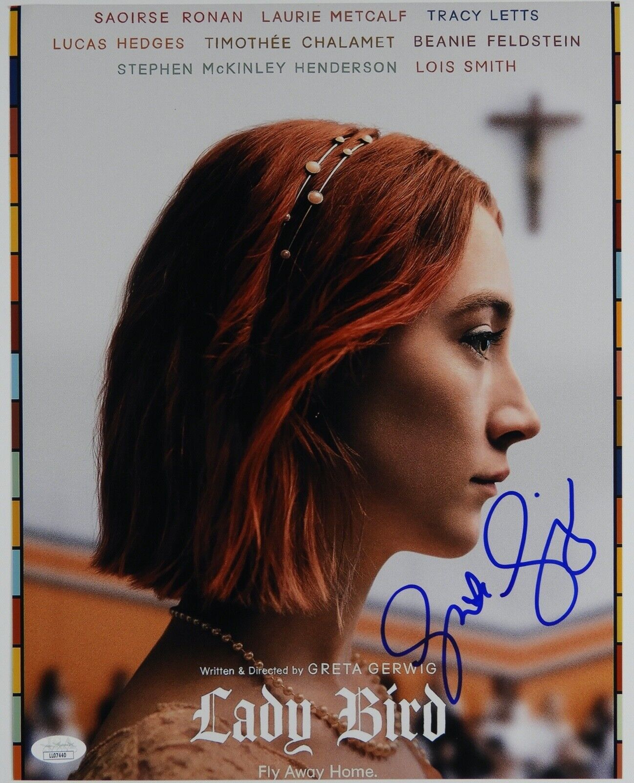 Saoirse Ronan Lady Bird JSA Signed Autograph Photo Poster painting 8 x 10