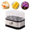 Smart Egg Cooker Stainless Steel Egg Boiler 6 Egg Capacity for Home Kitchen (EU)