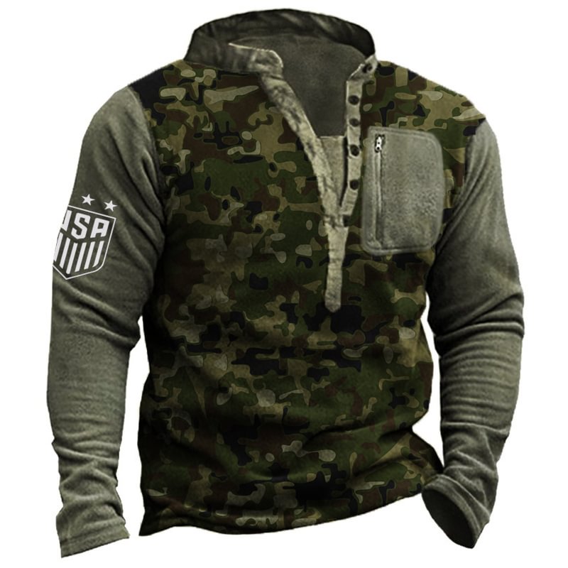 Camouflage Outdoor Casual Sweatshirt-Compassnice®