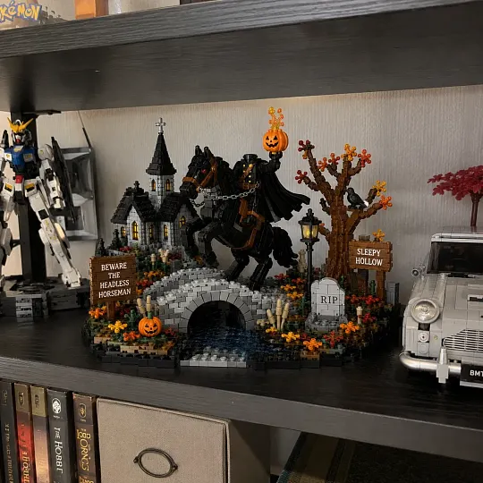 Halloween scene building set