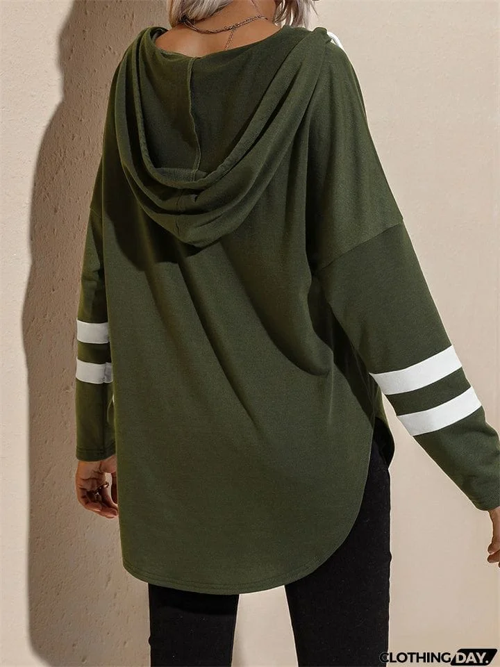 Cozy Spring Fall Thin V Neck Hoodies for Ladies