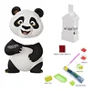 Panda DIY Acrylic Shaking Head 5D DIY Diamond Art Tabletop Ornament Home Decor