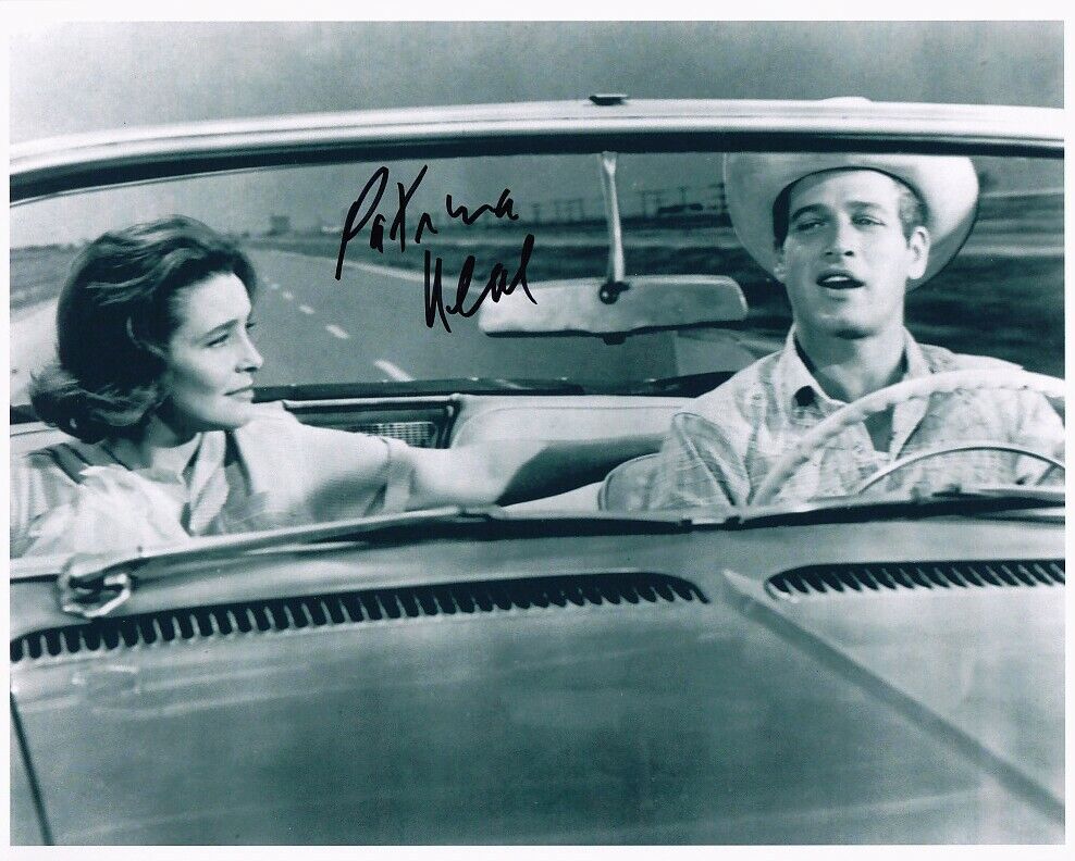 PATRICIA NEAL hand-signed HUD 8x10 authentic w/ coa PAUL NEWMAN CLOSEUP SCENE