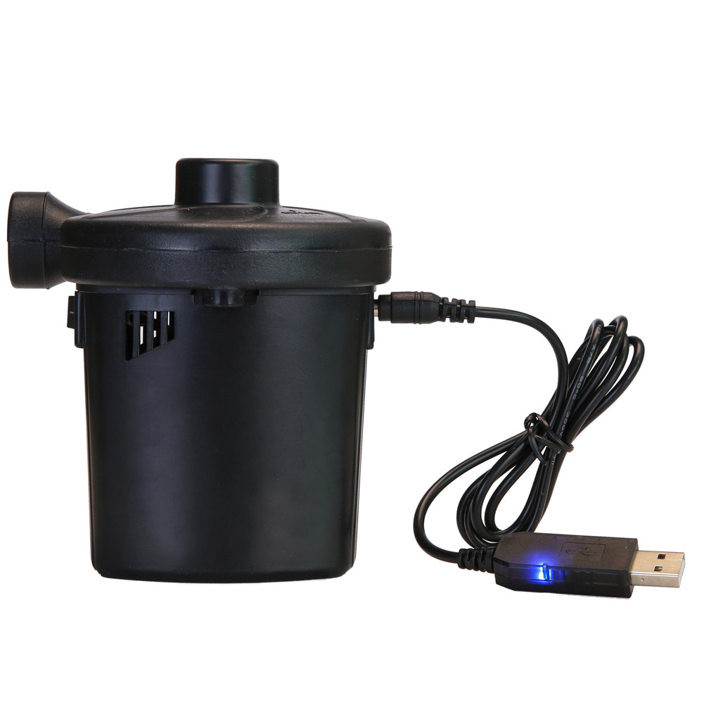 

2 in 1 Car Electric Air Pump USB Outdoor Kayak Airbed Cushion Boat Inflator, 501 Original