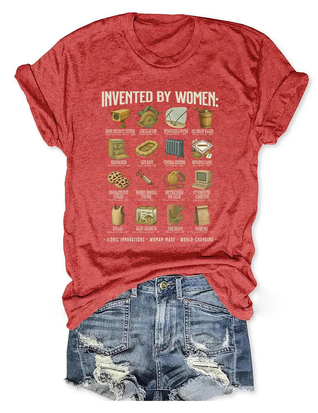 Invented By Women T-shirt