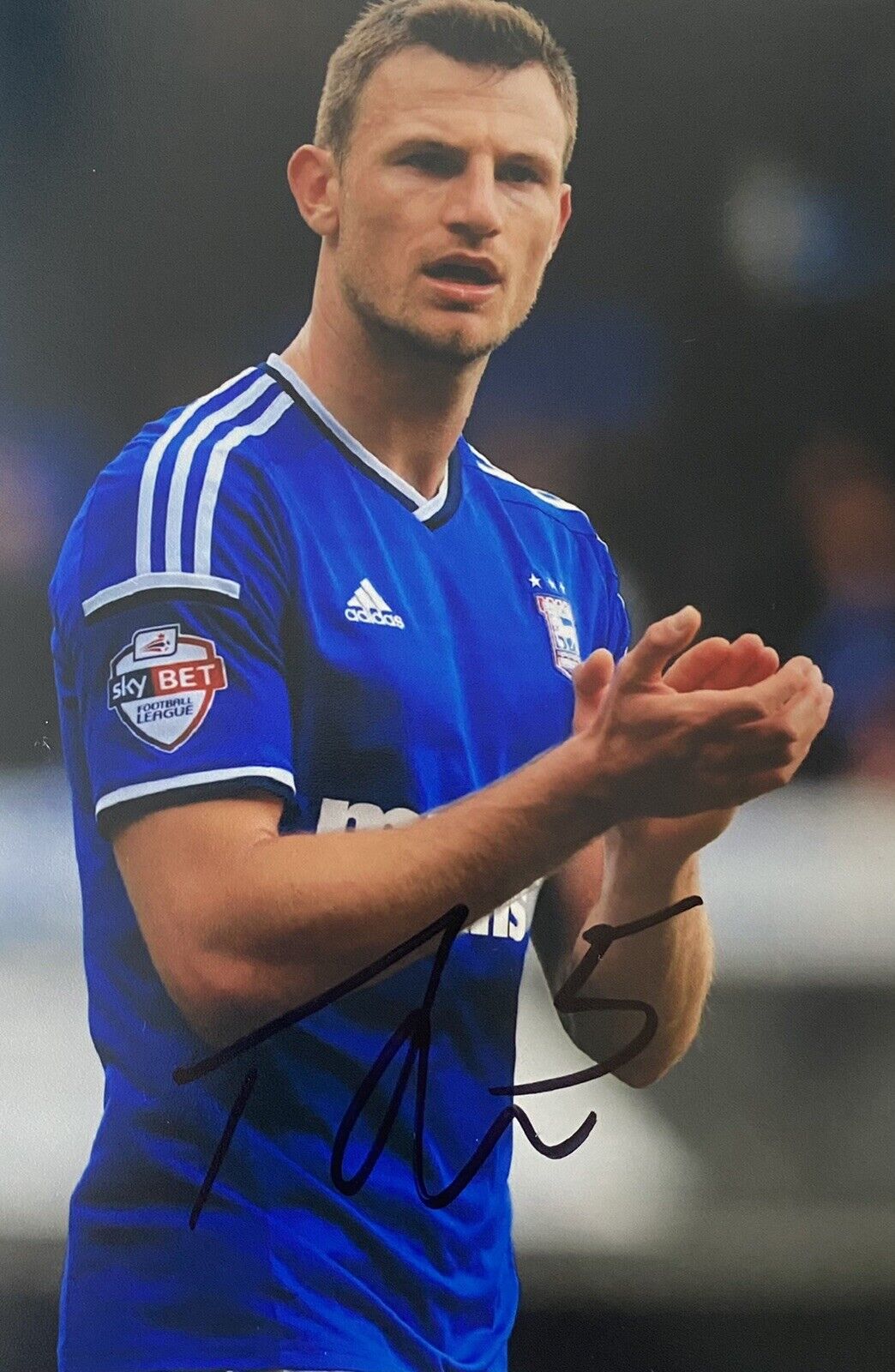 Tommy Smith Genuine Hand Signed Ipswich Town 6X4 Photo Poster painting