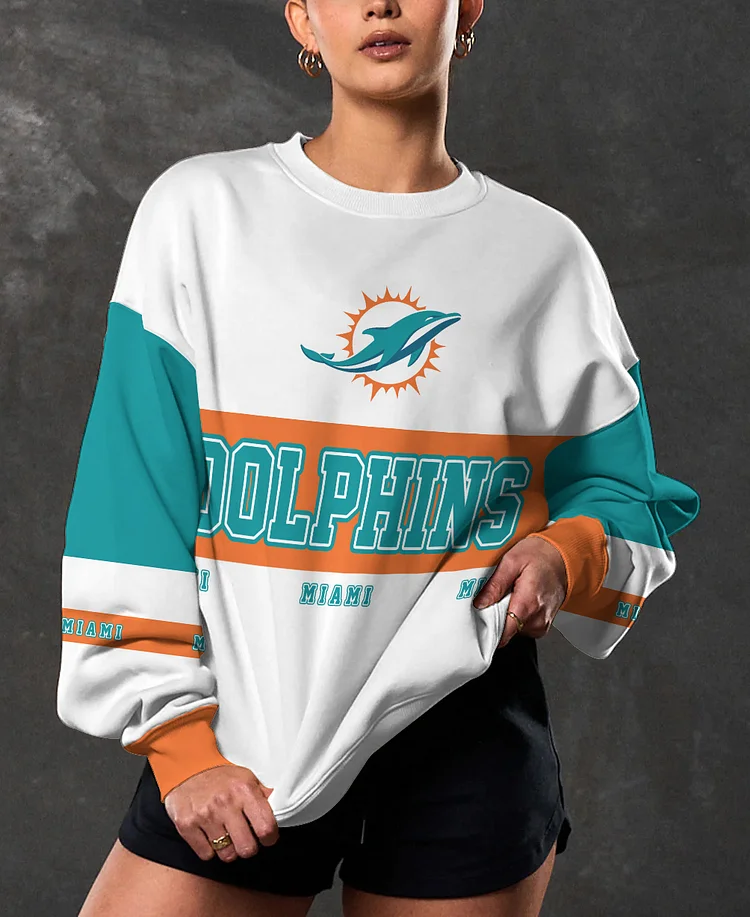 Miami Dolphins 3D Limited Edition Crew Neck sweatshirt