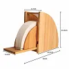 Coffee Filter Holder, Removable Wooden V60 Coffee Filter Holder With Acrylic Dust Cover