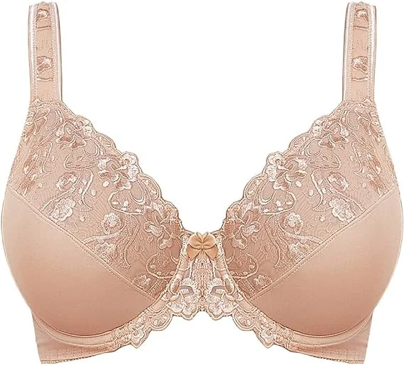 Triumph - 3 bucăți 🔥Sutien de dama cu dantela florala marime plus