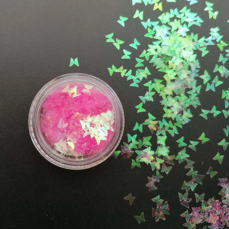 Gold Silver Glitter Nail Foil Sticker Adhesive Transfer Paillette Flake Full Cover Weed Leaf Decal Decor Decoration Manicure