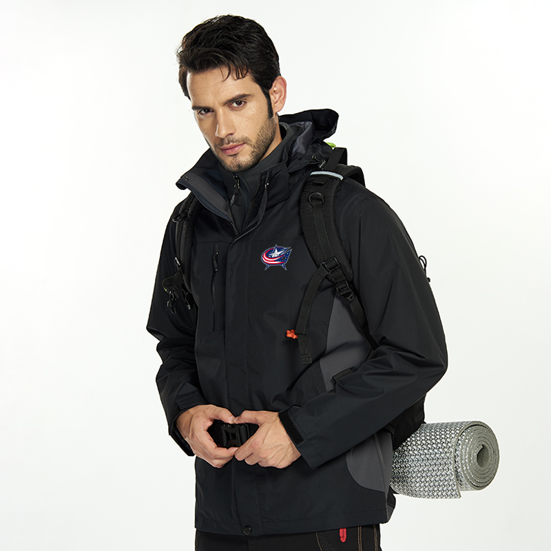 Waterproof, Camping, Hiking, Ice Hockey, Sports Blue Jacket