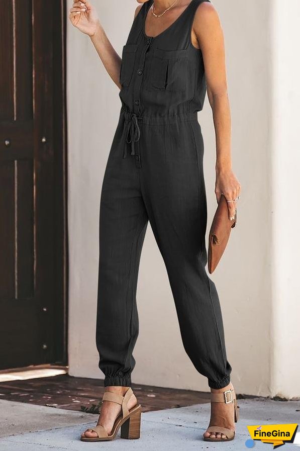 Chiffon Sleeveless Jumpers