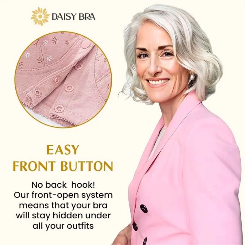 Daisy Bra - Last day 80% OFF - Comfortable & Convenient Front Button Bra