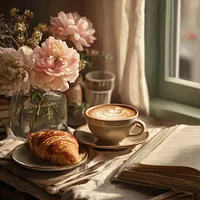 Sunlit Breakfast Moment - Diamond Painting