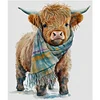 (Counted/Stamped) Cute Yak-11CT Cross Stitch 40*45cm/15.75*17.72in