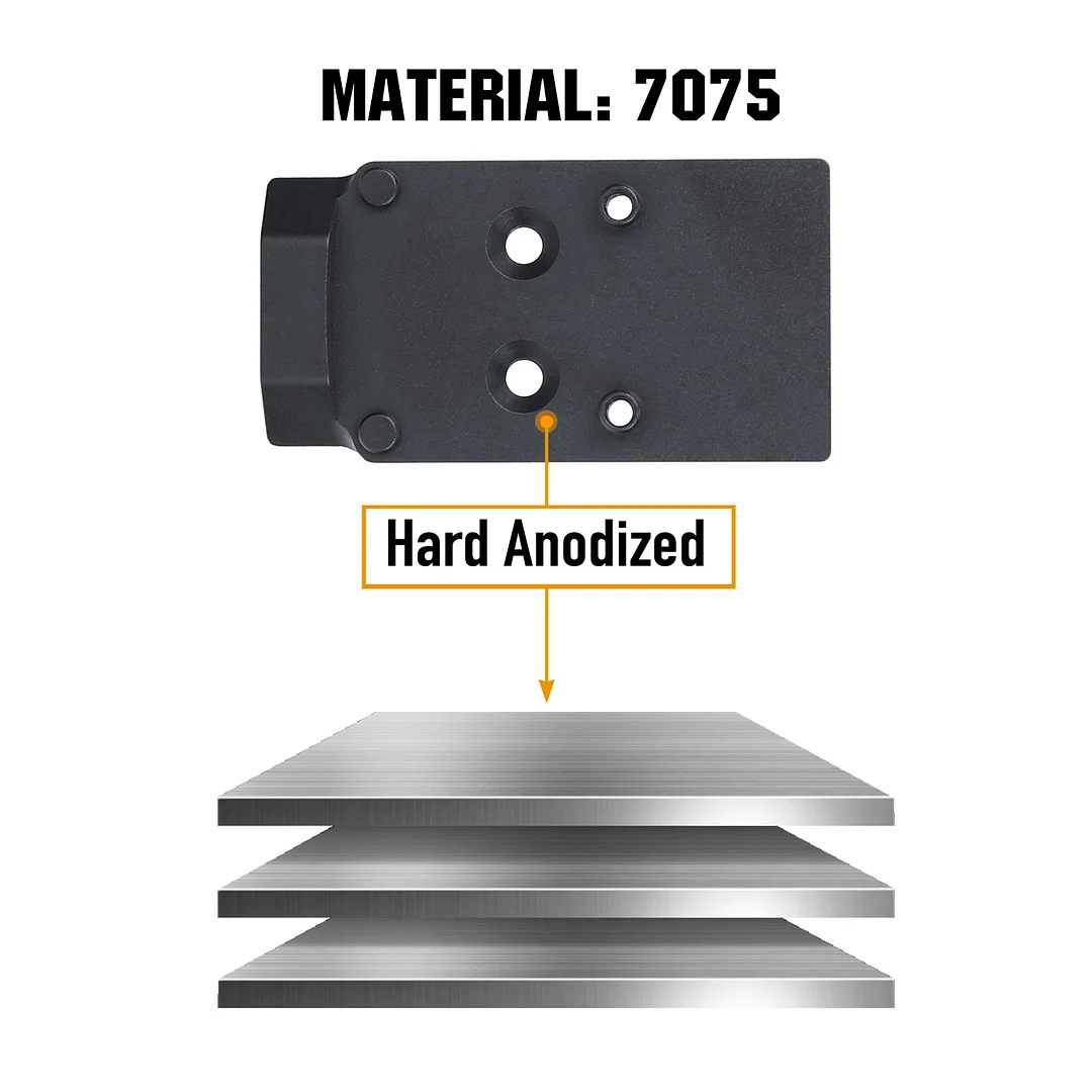 ohhunt® CZ P10 S/C/F Optics Adapter Plate fit 407C 507 508T