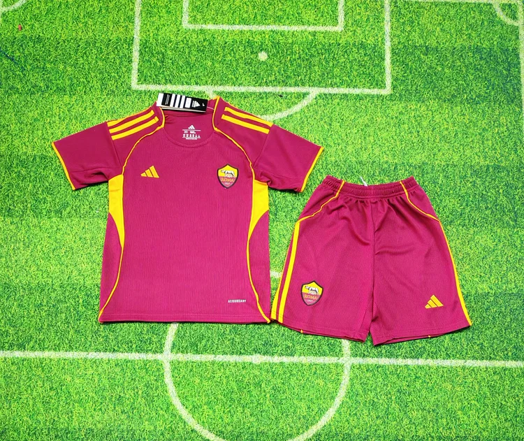 25/26 Roma Home Children's Jersey