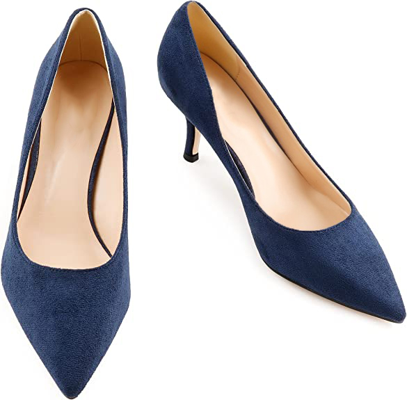 2.36" Kitten Heels Pumps Comfortable Women Daily Shoes-MERUMOTE