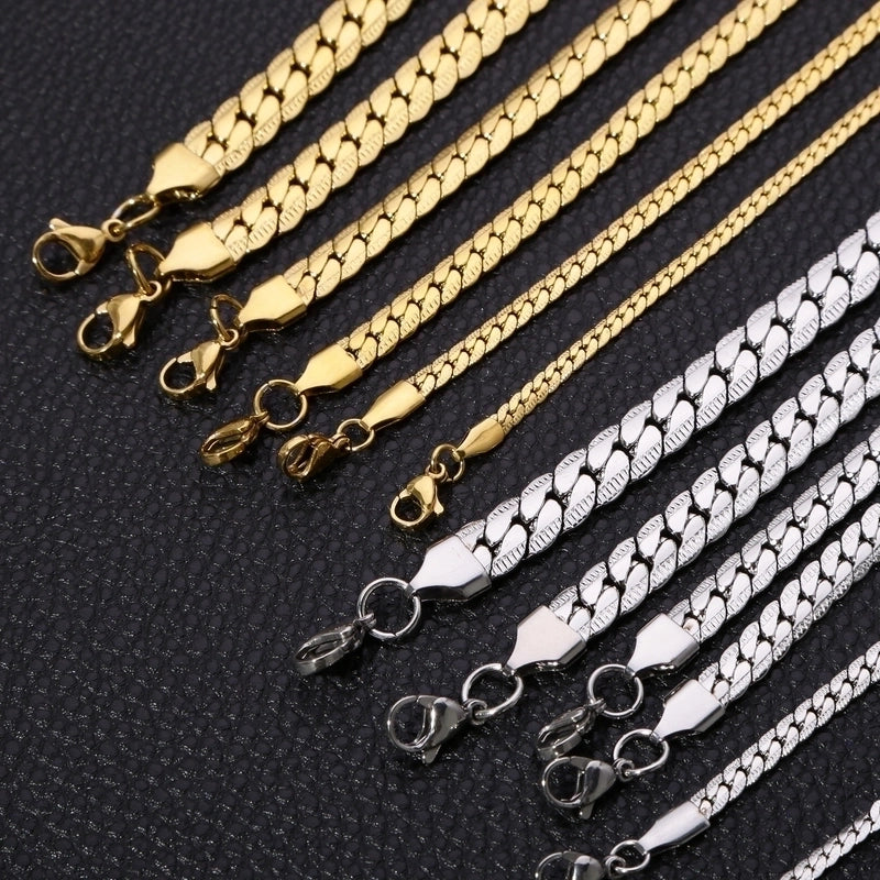 Minimalist Classic Style Solid Color 304 Stainless Steel Plating Gold Plated Unisex Necklace