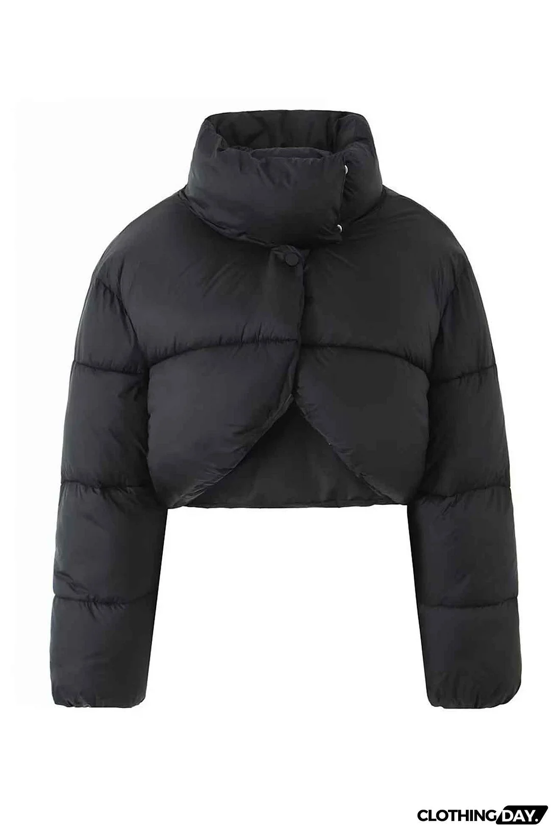 Stand Collar Short Cotton Jacket