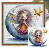 (Multi-Style) Quirky Girl-11CT Stamped Cross Stitch 40*40cm/15.75*15.75in