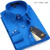 Men's business casual crystal button  shirt